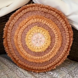 COPY - 🌼Handmade crocheted Spinwheel Decorative Retro Vintage Round Throw Pillo…